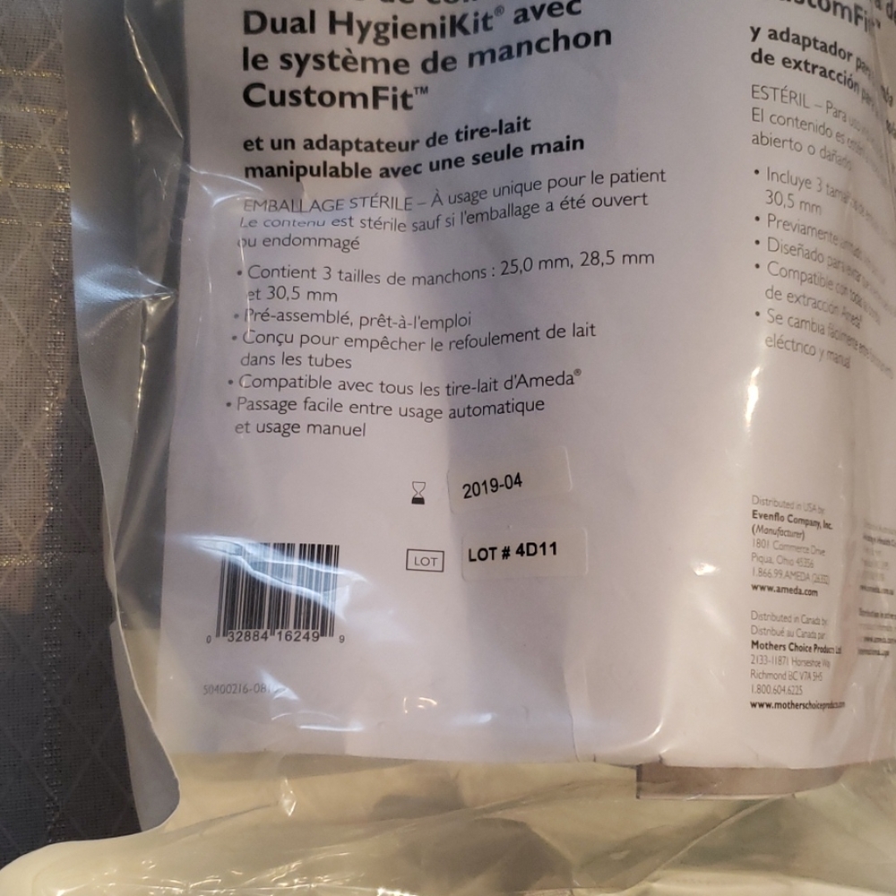 AMEDA Dual HygieniKit Milk Collection System NEW - Picture 5 of 8